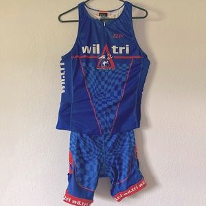 Tri top and short set